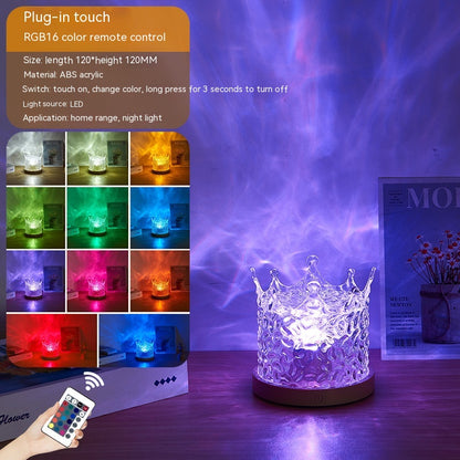 LED Water Ripple Ambient Crystal Lamp - Town And Country Lighting