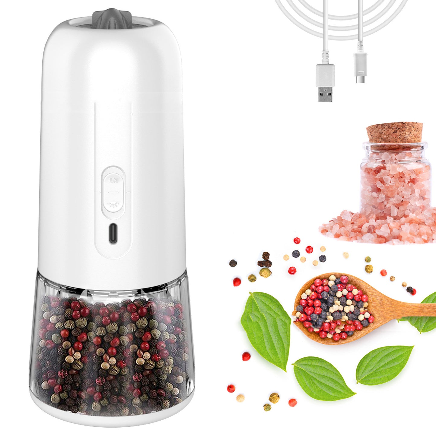 Gravity Electric Salt And Pepper Grinder - Town And Country Lighting